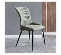 WIGSELBL Chaise d'appoint ergonomique Chaise de salon Chaises de salle à manger en velours Chaises de réception Chaise d'appoint rembourrée Chaises de loisirs Chaise à dossier incurvé Pieds en métal