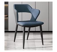 WIGSELBL Chaise de salle à manger moderne en velours avec pieds en métal, chaises de siège à dossier rembourrées pour la maison, la cuisine/le salon, chaises d'appoint de loisirs modernes (couleur