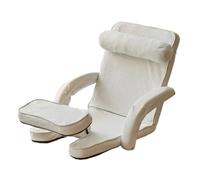 WIGSELBL Chaise longue pliante réglable à 15 positions avec table, fauteuil de jeu d'intérieur pour salon (style 2)