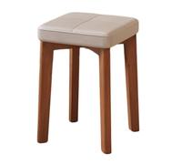 WIGSELBL Chaises de Salle à Manger en Bois, tabourets de Cuisine sans Dossier, tabourets empilables en Bois, tabourets de Bar, tabourets de Bar Portables for salles de Classe(Grey)