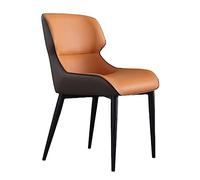 WIGSELBL Chaises de salon rembourrées, chaises de salle à manger, chaises de loisirs de cuisine avec dossiers et pieds en métal robustes, chaise d'appoint moderne rembourrée pour le salon et le bureau