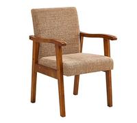 WIGSELBL Fauteuil d'appoint chaise d'appoint en bois chaises de salle à manger chaises d'appoint modernes du milieu du siècle, chaise de salon rembourrée pour salon, chaise de lecture rembourrée en