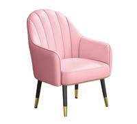 WIGSELBL Fauteuil d'appoint en cuir rembourré moderne avec pieds en métal pour chambre à coucher, salle de lecture, bureau (style 5)