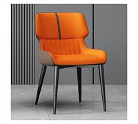 WIGSELBL Fauteuil de loisirs moderne Chaises de salle à manger en velours avec pieds en métal, chaise de cuisine moderne rembourrée, chaises de salle à manger, chaises de bureau, chaise d'appoint pour