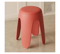 WIGSELBL Lot de 4 tabourets empilables en plastique colorés - Tabourets ronds portables en plastique pour salle de classe, étudiants, école, maison et bureau (style 6)