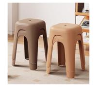 WIGSELBL Lot de 4 tabourets empilables en plastique portables, empilables dos nu, tabourets de bar polyvalents pour l'école, la salle de classe, la décoration de meubles (style 6)