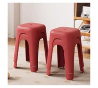 WIGSELBL Lot de 4 tabourets empilables en plastique portables, empilables dos nu, tabourets de bar polyvalents pour l'école, la salle de classe, la décoration de meubles (style 5)