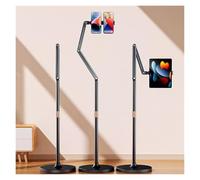 WIGSELBL Support de tablette réglable universel rotatif à 360 degrés en métal pour canapé, lit, élégant support de sol réglable pour iPad