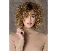 WIGSHER Mode Sexy Aux Femmes Court Frisé Ambre Blond Occidental Synthétique Cheveux Perruque