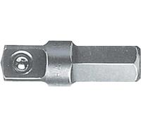 WIHA 04204 - Mandrin à outil carré 25 mm 7210 1/4'' - 3/8'' Ref. 72101438 (Emballage de 5 pièces)