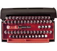 Wiha 07943 07943 Jeu dembouts 61 pièces vis à fente, cruciforme Phillips, vis Pozidriv, 6 pans intérieurs, TORX® intérieur
