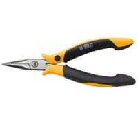 Wiha 10348 antistatique (ESD) Pince plate à becs ronds droite Acier à outils 120 mm