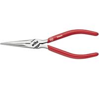 Wiha 10349 pour l'électronique et la mécanique de précision Pince plate à becs ronds droite Acier à outils 160 mm