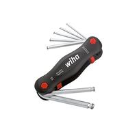 Wiha Jeu de tournevis 7p tête sph.6 pans ouv.2/2,5/3/4/5/6/8mm dans support pliable, Quantité:1