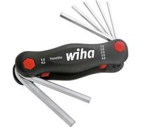 Wiha 23037 PK7 Clés six pans en étui pliable PocketStar 7 pièces Clés six pans dans étui pliable