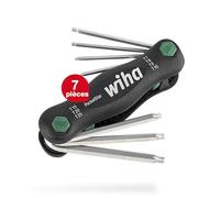 Wiha TORX® intérieur Jeu de clés mâles coudées T 7, T 8, T 9, T 10, T 15, T 20, T 25 7 pièces