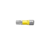 Wiha 25 mm TORX (T20) 25 dents Coffret de douilles 1/4 Jaune, 42303