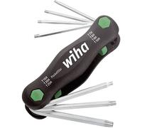 Wiha 25128 Tamper Resistant TORX® Profil Jeu de clés mâles coudées TR 7, TR 8, TR 9, TR 10, TR 15, TR 20, TR 25 7 pièces