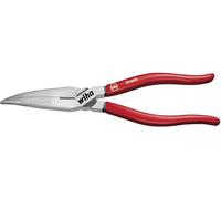 Wiha 26725 pour lélectronique et la mécanique de précision Pince plate à becs ronds coudée à 40° Acier à outils 200 mm