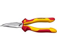 Wiha 26729 VDE Pince plate à becs ronds coudée à 40° Acier à outils 200 mm