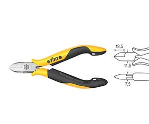 WIHA 26832 - Alicates de corte diagonal Professional ESD Z 44 3 04 115 mm Professional ESD Cod. Z44311504