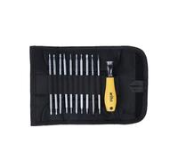 Wiha Jeu de lames System 4 ESD 11 pièces – vis à fente, Phillips, TORX intérieur, 6 pans intérieurs