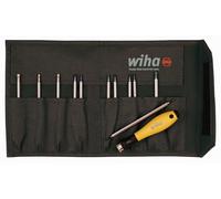 Wiha 26985 System 4 ESD Safe Drive-loc fente 1,5-4.0 et Phillips 000-1 et Torx T1-t15, Lot de 12 pièces interchangeables