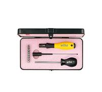 Wiha 2882S10 TorqueVario-S Tournevis Set 0,5-2 Nm PH/PZ/Torx ESD, Multicolore
