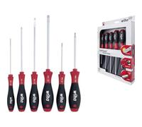 Wiha 302HK6SO Jeu de tournevis à fente / Phillips SoftFinish 6 pièces (Import Allemagne)