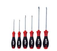 Wiha Wiha Jeu de tournevis SoftFinish® Phillips, Pozidriv 6 pcs (26146) Quantité:1