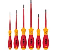 Wiha 3201K6 35389 Softfinish Électrique Slimfix Fente / Ph Tournevis Set - 6pc
