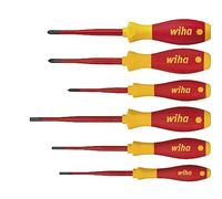 Wiha 38362 VDE Jeu de tournevis 6 pièces vis à fente, cruciforme Phillips
