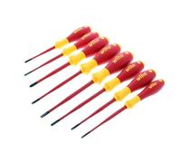 Wiha 32197 isolé Slimline/Phillips/de pilote carré, 8 pièces