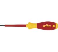 Wiha 321N 00846 VDE Tournevis cruciforme PH 0 Longueur de la lame: 60 mm DIN ISO 8764, DIN EN 60900