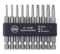 Wiha 32804 Jeu d'embouts 10 pièces TORX® intérieur tête sphérique
