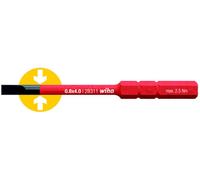 Wiha - 34582 - Tournevis Fendu Slimbit Softfinish Vde 6,5 X 75Mm 1000V Ac
