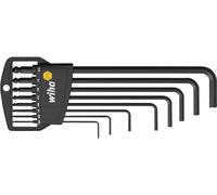 Wiha 369HZ8 8tlg 6 pans intérieurs Jeu de clés mâles coudées 5/64 pouces, 3/32 pouces, 1/8 pouces, 5/32 pouces, 3/16 pouces, 7/32 pouces, 1/4 pouces, 5/16