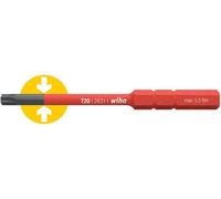 WIHA - 41160 - Softfinish VDE Slimbit Tournevis Torx T9 X 75mm 1000v AC