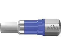 Wiha – Jeu d'embouts T 25 mm 6 pans (Taille 3) 5 pièces 1/4" Coffret (41611)