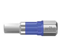 Wiha 41622 Embout carré Propulseur: 1/4 (6.3 mm) Sortie: quatre pans extérieurs