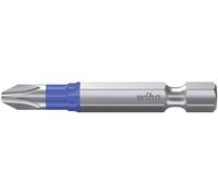 Wiha Jeu d'embouts T-BIT MAXX 41637 - Phillips PH1 50 mm - 5 pièces 1/4" en coffret