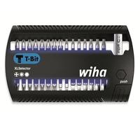 WIHA 41830 Jeu d'embouts XLSelector, 31 pièces mélangées, 25 mm, embout en T (41830)