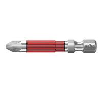 Wiha 42121 Embout cruciforme Propulseur: 1/4 (6.3 mm) Sortie: vis Pozidriv PZ 1