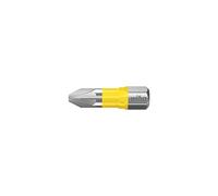 Wiha 42295 Set de 25 embouts Pozidriv 25 mm (PZ2) Coffret de embouts 1/4 Jaune