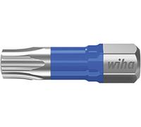 Wiha Embouts Torx T30 42550 – Acier molybdène‑vanadium trempé – 25 pièces, coffret 1/4"