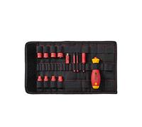 WIHA 43467 - Juego de destornilladores e insertos de llave de vaso de 1/4" slimVario electric 7209NK-2004 slimVario 1/4" set Ref. 7209NK2004