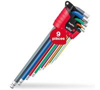 Wiha 6 pans intérieurs Jeu de clés mâles coudées 1.5 mm, 2 mm, 2.5 mm, 3 mm, 4 mm, 5 mm, 6 mm, 8 mm, 10 mm 1.5 mm, 2 mm, 2.5 mm