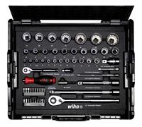 Wiha 44685 Jeu de douilles-embouts 1/2, 1/4 395 mm