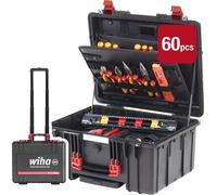 Wiha 45795 Jeu d'outils Mallette à outils XL2 Trolley electric 60 pièces (45795)