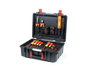 Wiha 47312 Kit Basic L Electric - Coffret D'outils - 46 Pièces - Pour Électriciens